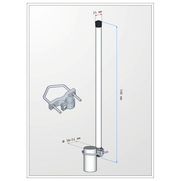  Antena Interline Horizon Maxi 12dBi 4,9-5,4GHz 